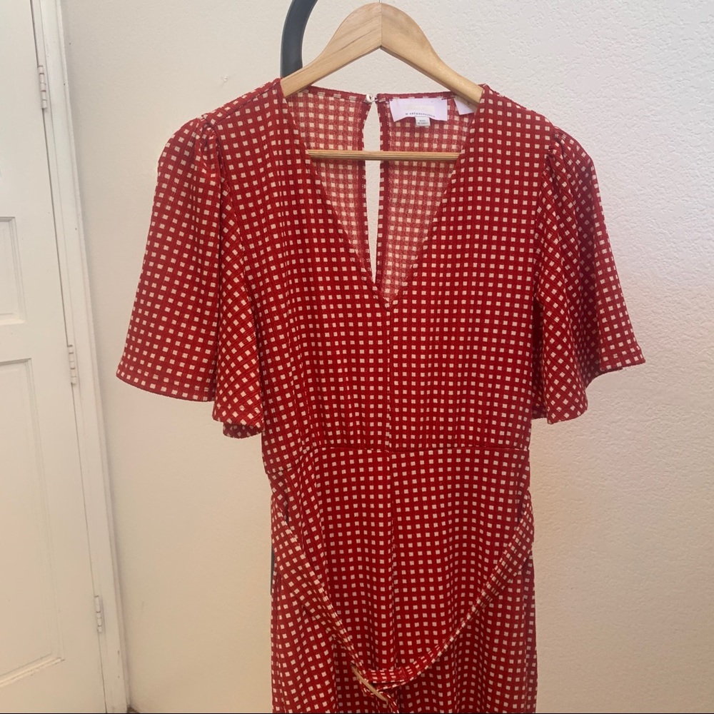 ANTHROPOLOGIE / Red jumpsuit